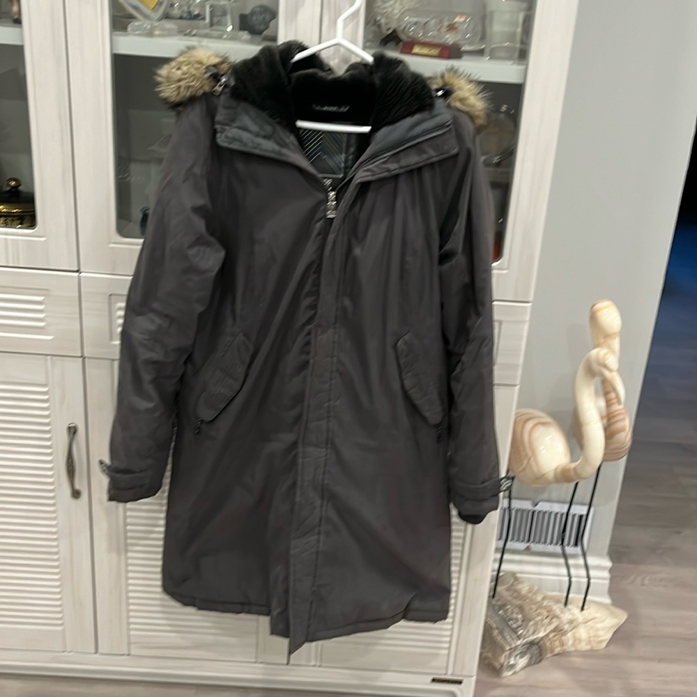 Taupe grey TNA winter coat size XL